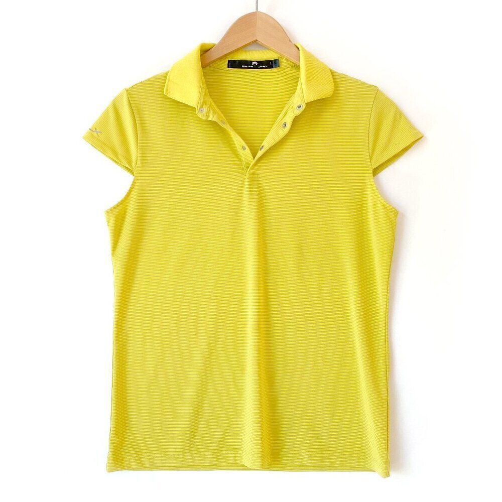 RLX Ralph Lauren Neon Yellow Performance Golf Polo Size M